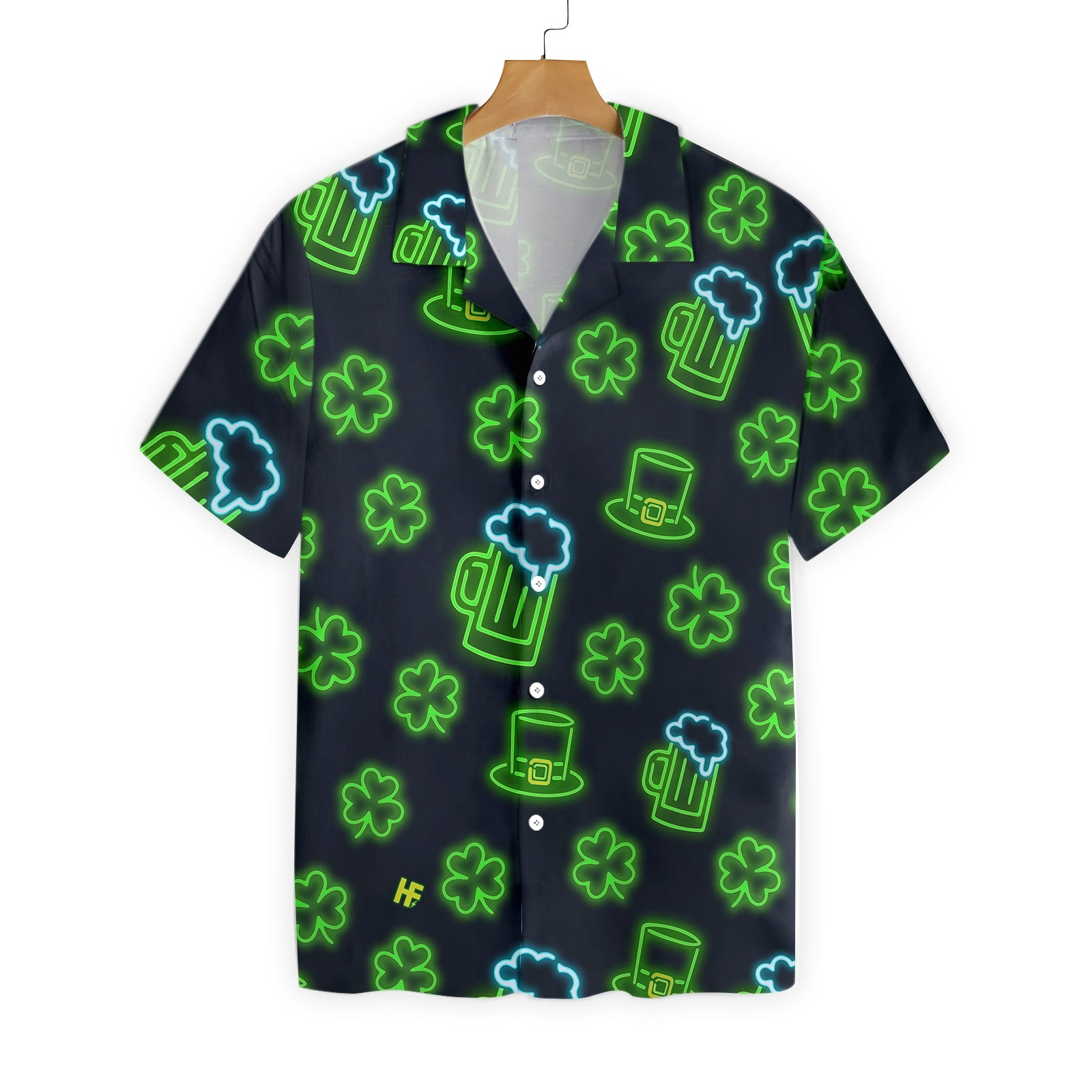 St Day 5 Hawaii Button Up Shirt For Men Ha17237