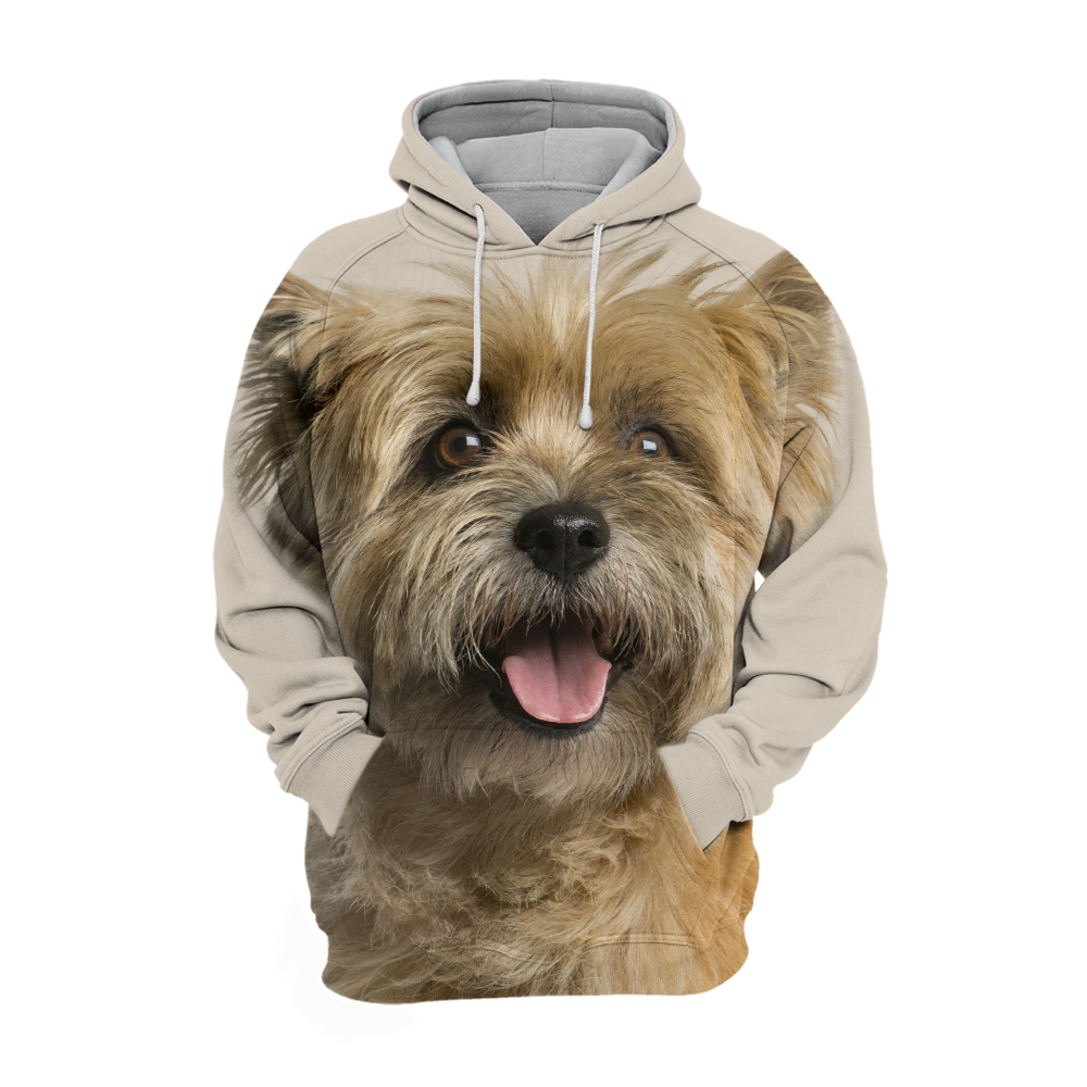 Unisex 3D Graphic Hoodies Animals Dogs Cairn Terrier Yellow Happy