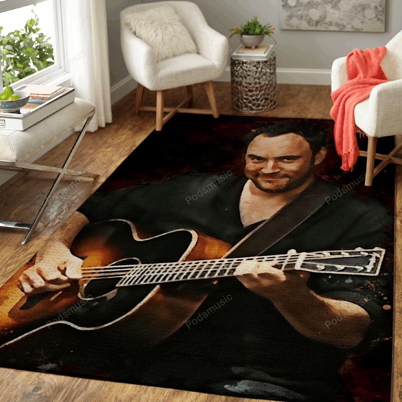 Dave Matthews – Music World Art For Fans Area Rug Carpet