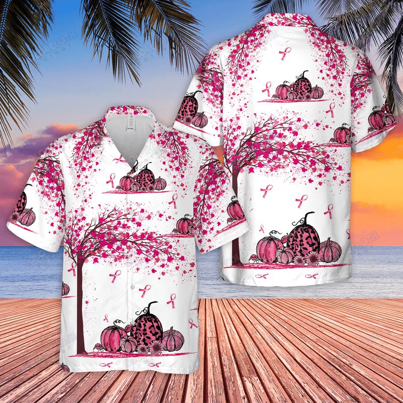 Pink Tree Autumn Hawaii Shirt Ha62429