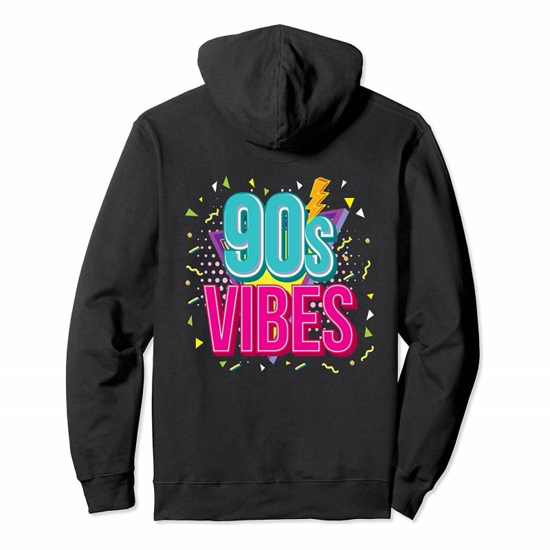 90s party Vibes pattern costume Pullover Hoodie