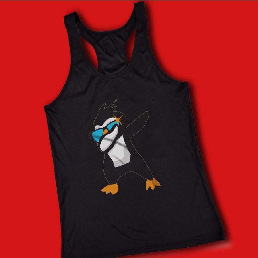 Rainbow Penguin Penguin Party Outfit Dabbing Penguin Women’S Tank Top