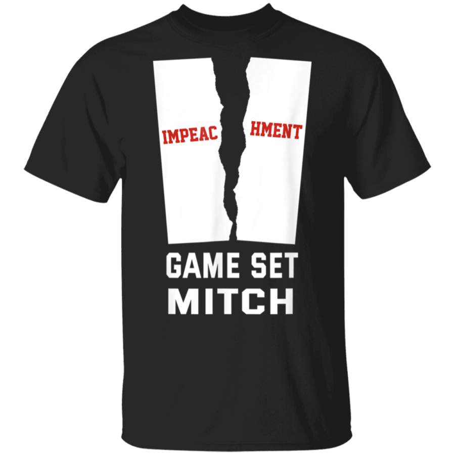 Game Set Mitch End of Impeachment Mitch McConnell TShirt