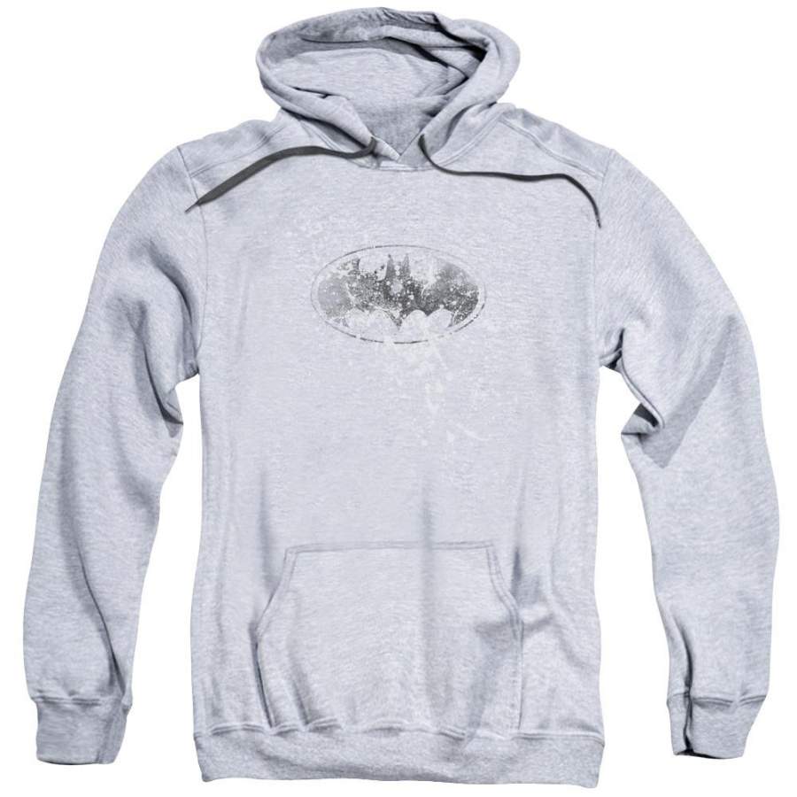 Batman – Burned &Amp; Splattered Adult Pull Over Hoodie