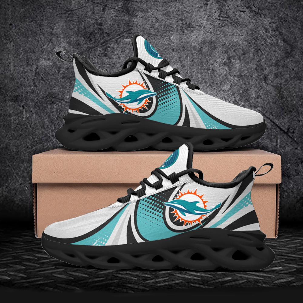 Miami Dolphins Yezy Running Sneakers Bg976