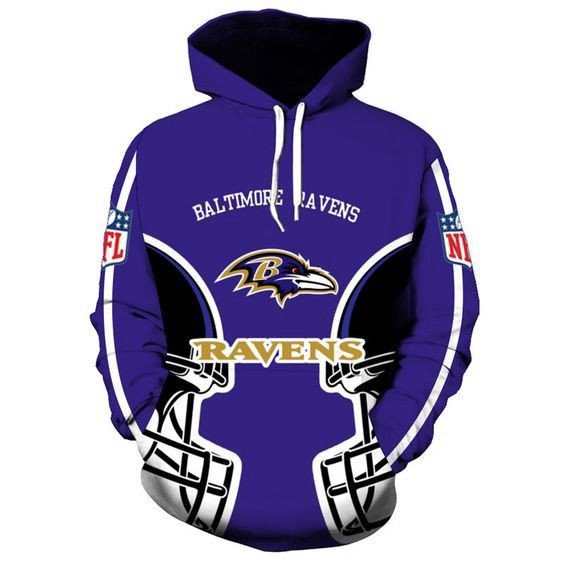 Baltimore Ravens 53 Unisex 3D Hoodie Gift For Fans