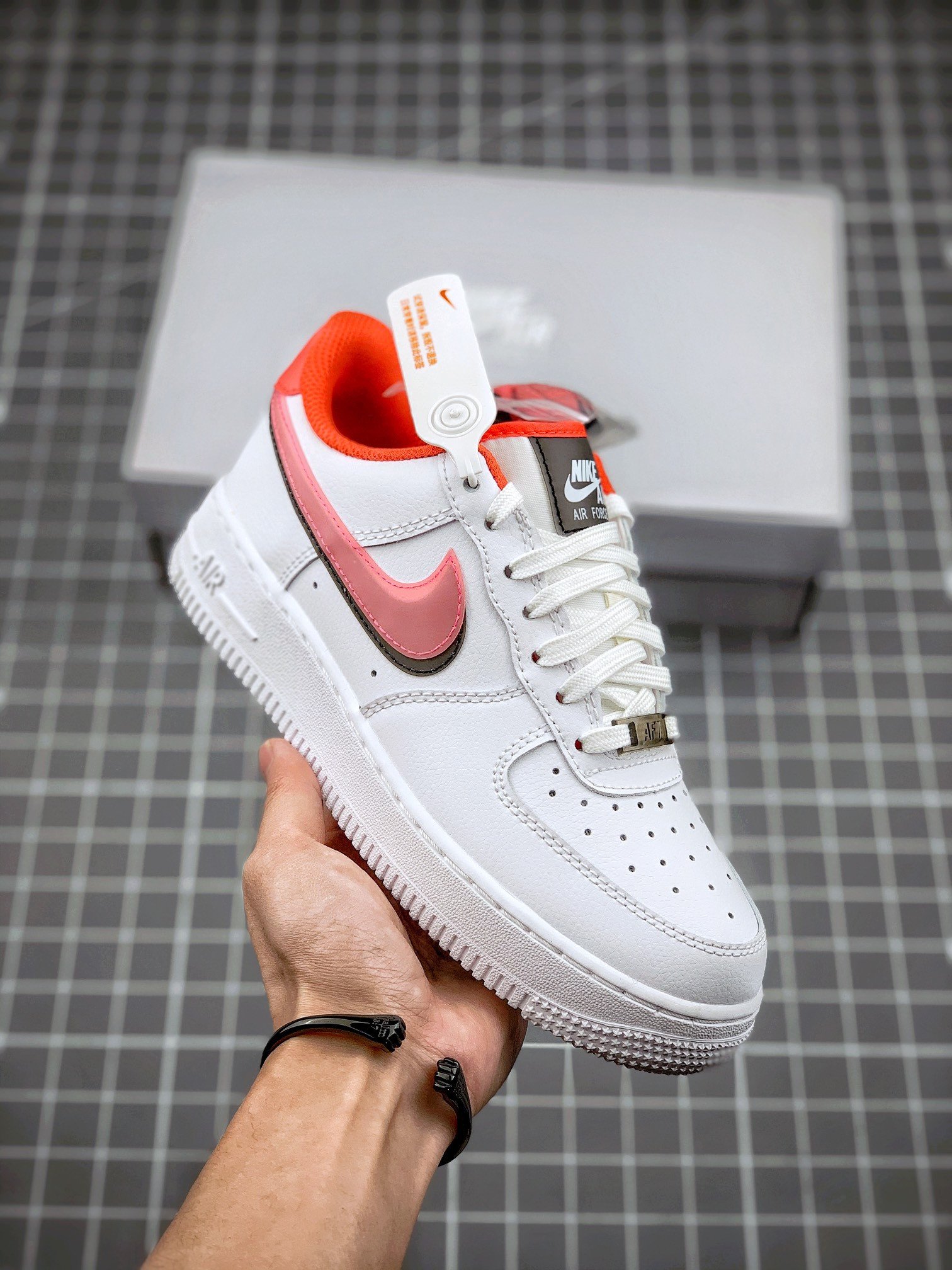 Nike Air Force 1 Low WhiteBlackBright Crimson 5340187