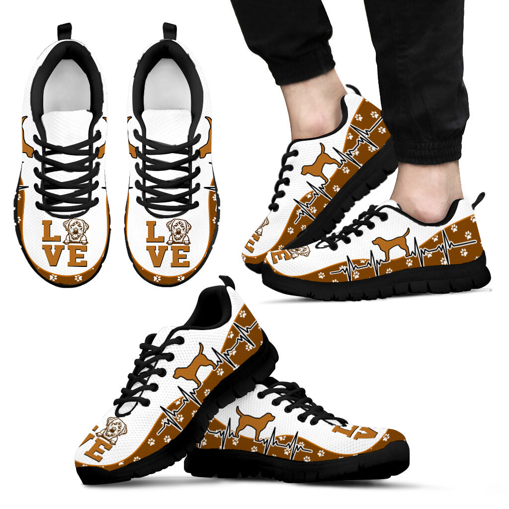 Labrador Retriever Dog Lover Love Butterfly Sneaker – Best Shoes For Dog Lover, Best Gift For Dog Mom