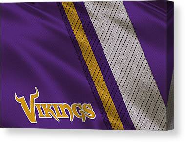 1 Minnesota Vikings Uniform Joe Hamilton Canvas Print