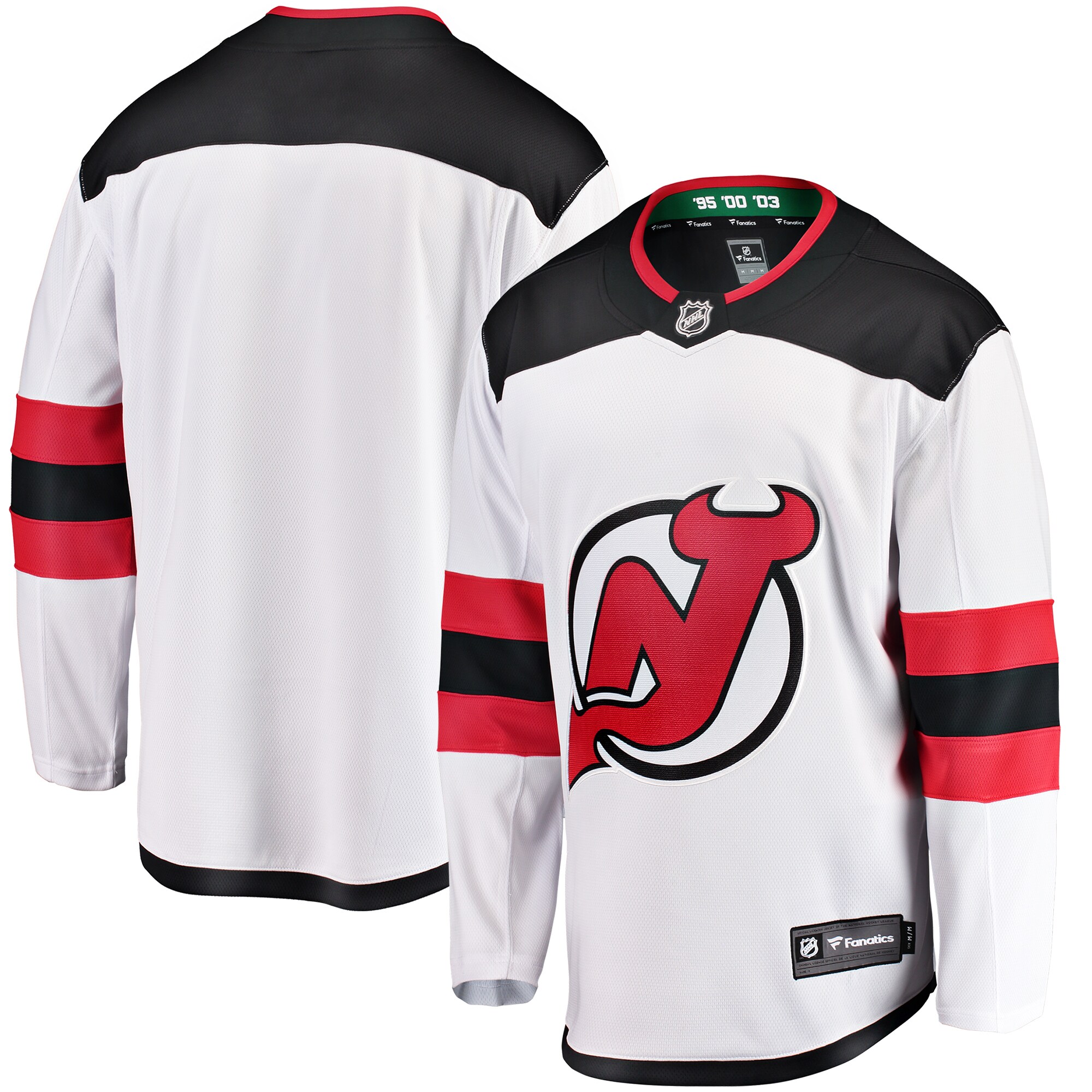 Men's New Jersey Devils White Breakaway Away Jersey