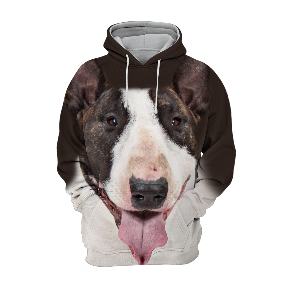 Unisex 3D Graphic Hoodies Animals Dogs Bull Terrier