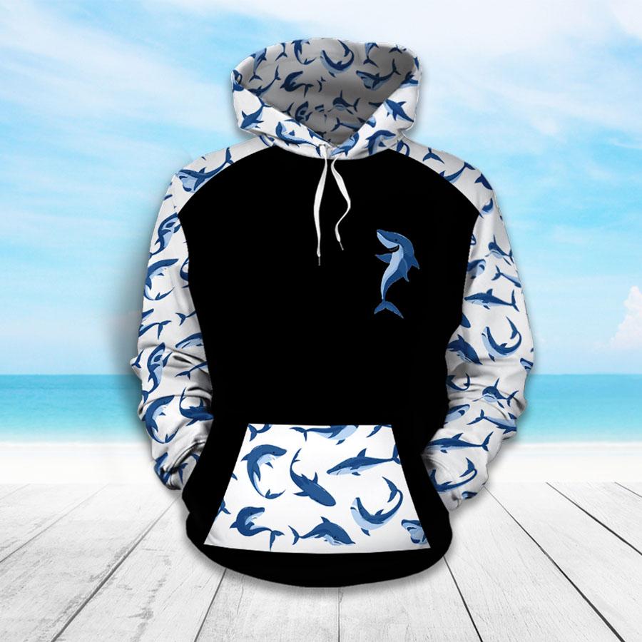 Shark Black Hoodie & Legging