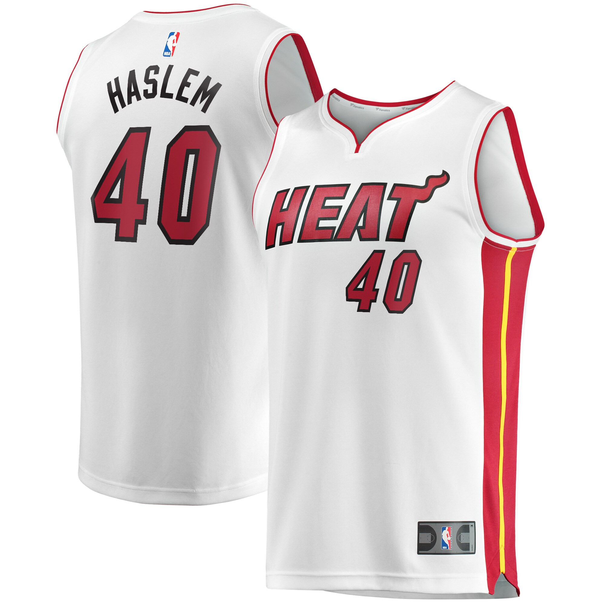 Udonis Haslem Miami Heat Fanatics Branded Fast Break Player Jersey – Association Edition – White NBA