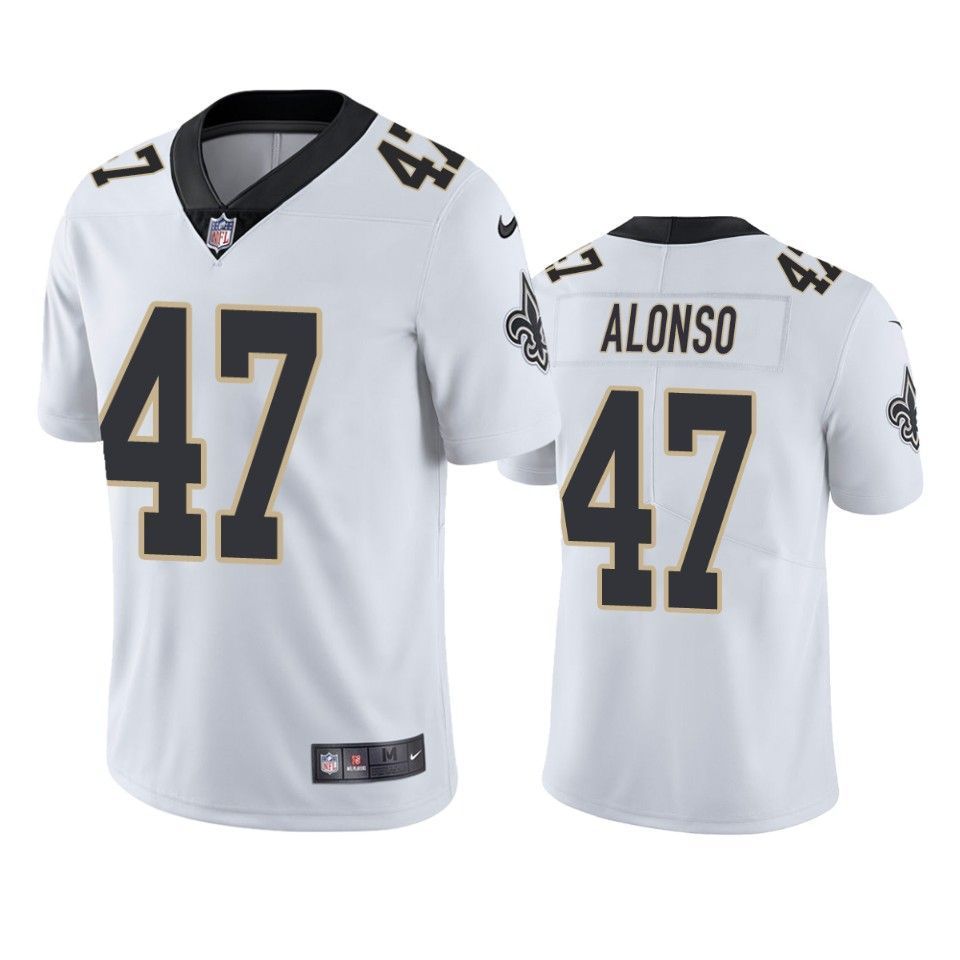 New Orleans Saints Kiko Alonso Vapor Untouchable Limited White Mens Jersey