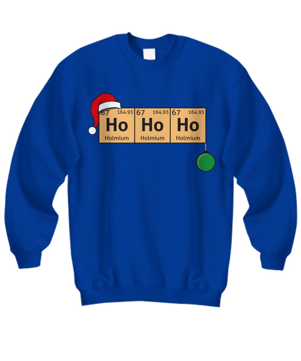 Chemistry Ho Ho Ho Ugly Christmas  Graphic Unisex T Shirt, Sweatshirt, Hoodie Size S – 5XL