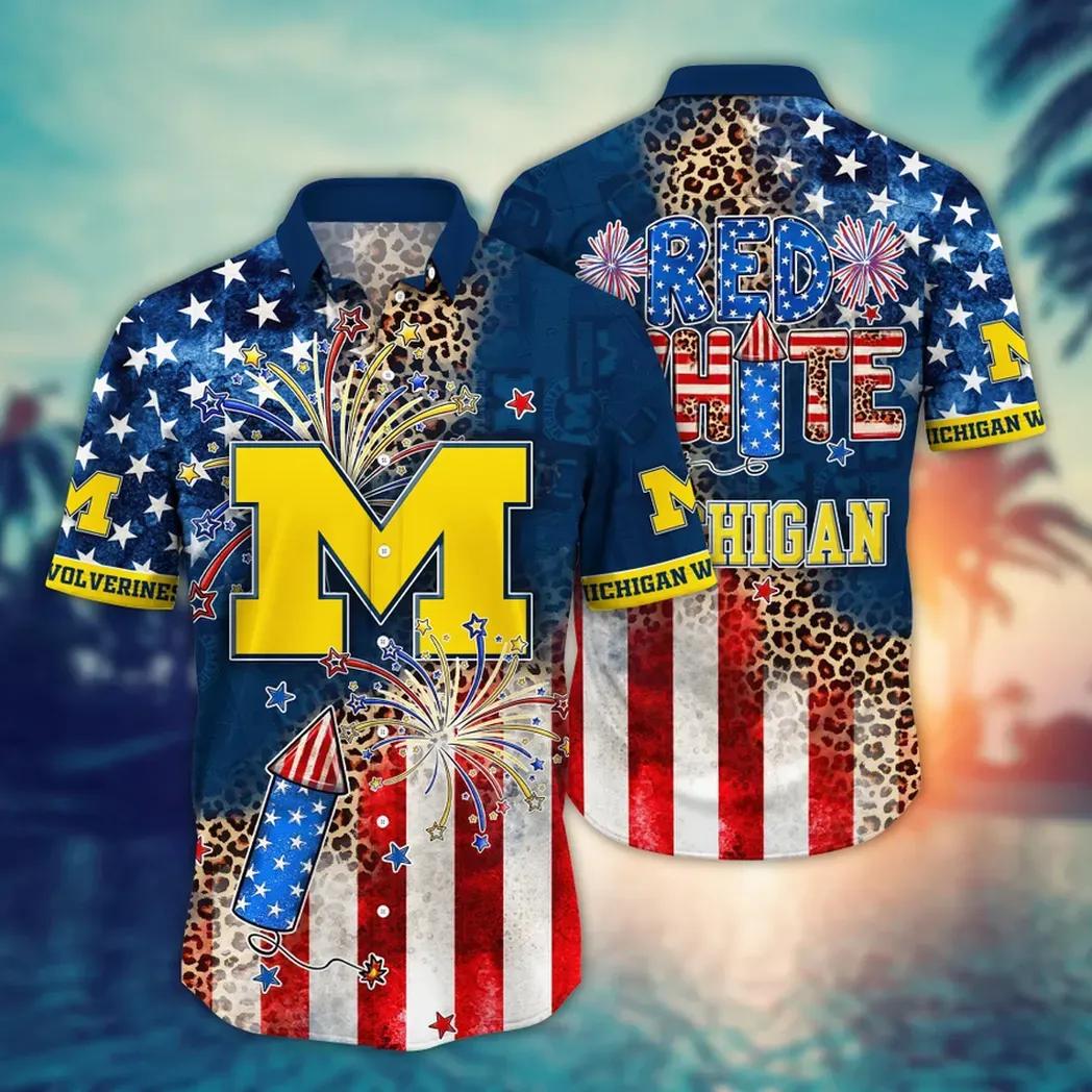 Michigan Wolverines Style Hot Trending Summer Ncaa Aloha Hawaiian Shirt 2, Ncaa Hawaiian Shirt