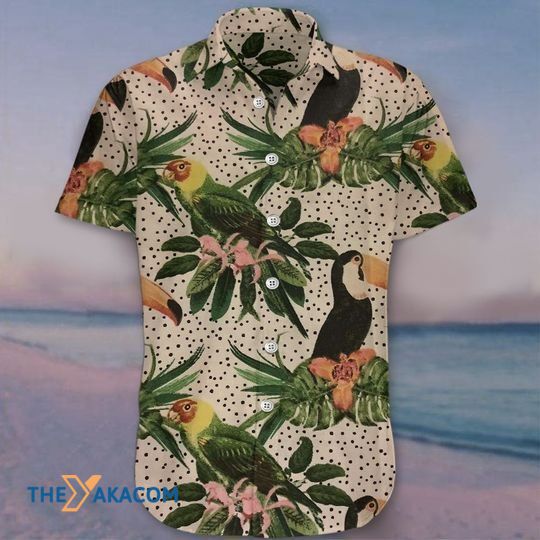 Amazing Bird Tropical Flower The Best Gift For Lovers Hawaiian Shirt Ha74008