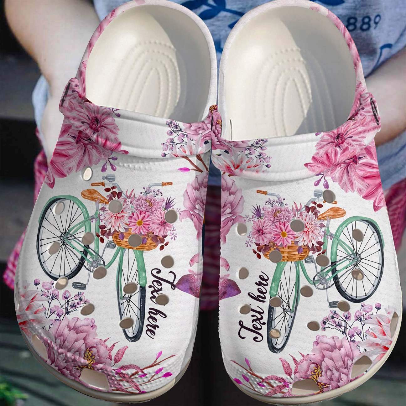 Cycling Personalized Clog, Custom Name, Text, Color, Number Fashion Style For Women, Men, Kid, Print 3D Cycling Season