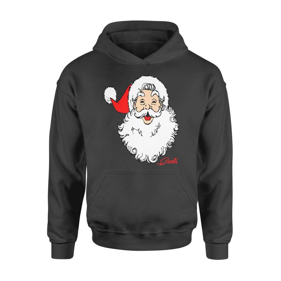 Christmas Gift Idea Santa Claus With White Beard laughed – Standard Hoodie
