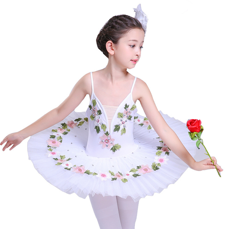 2022 Adult children’s Pink Ballet Dress performance Dance Costume sleeping beauty woman gauze skirt Tutu fluffy skirt alx