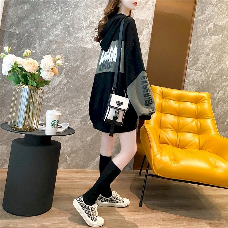 2022 Spring New Women’s Hoodies Oversized Fashionable Loose Top Lazy Ins Hong Kong Style Large Size Goth Jacket Streetwear Women alx