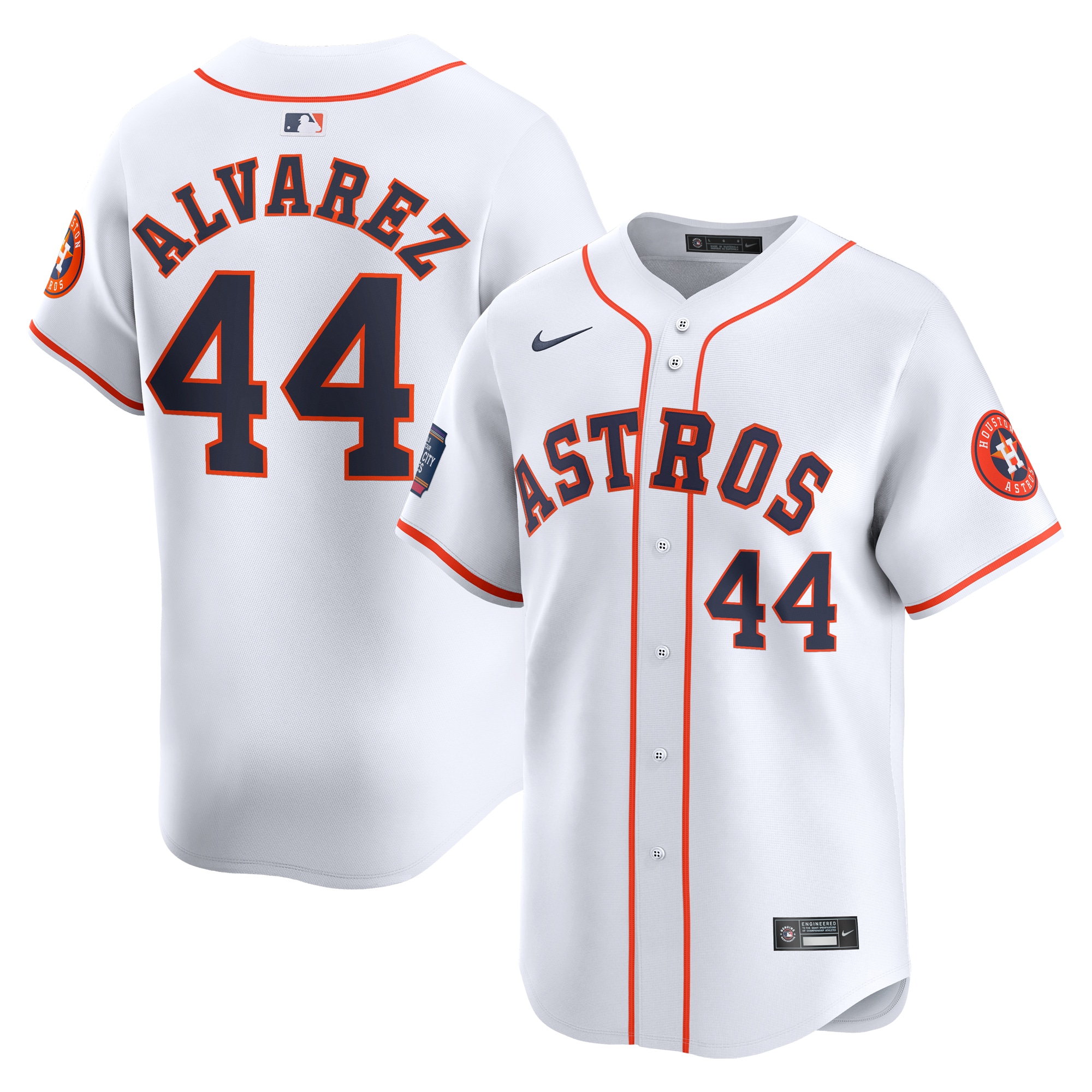 Yordan Alvarez Houston Astros 2024 MLB World Tour Mexico City Series Home Limited Player Jersey – White