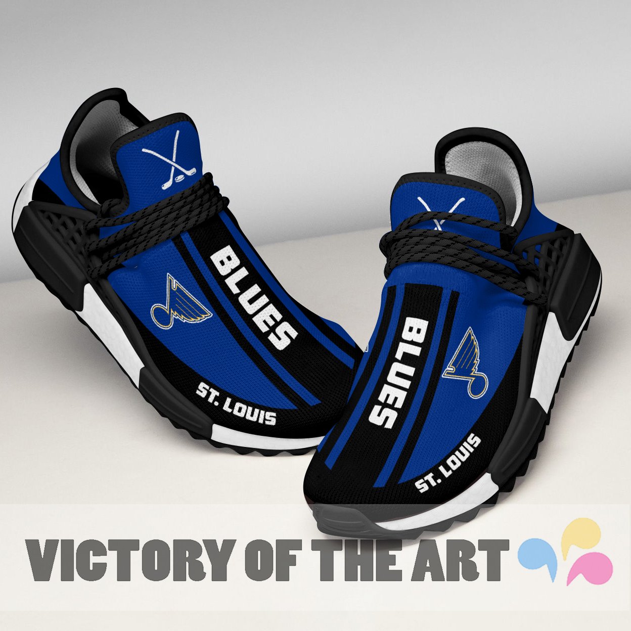 Fashion Unique St. Louis Blues Human Race Shoes