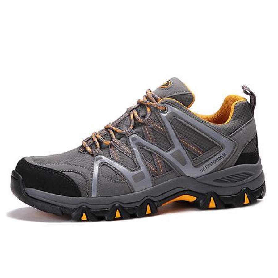 TFO Hiking Shoes Outdoor climbing mountain Men travel camping Black Gray Breathable Lightweight Cushioning Non-slip Sneakers