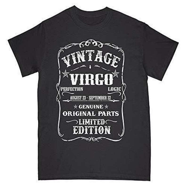 Vintage Virgo Zodiac Shirt, Virgo Birthday, Astrology Shirt, Birthday Gift For Her Unisex T-Shirt