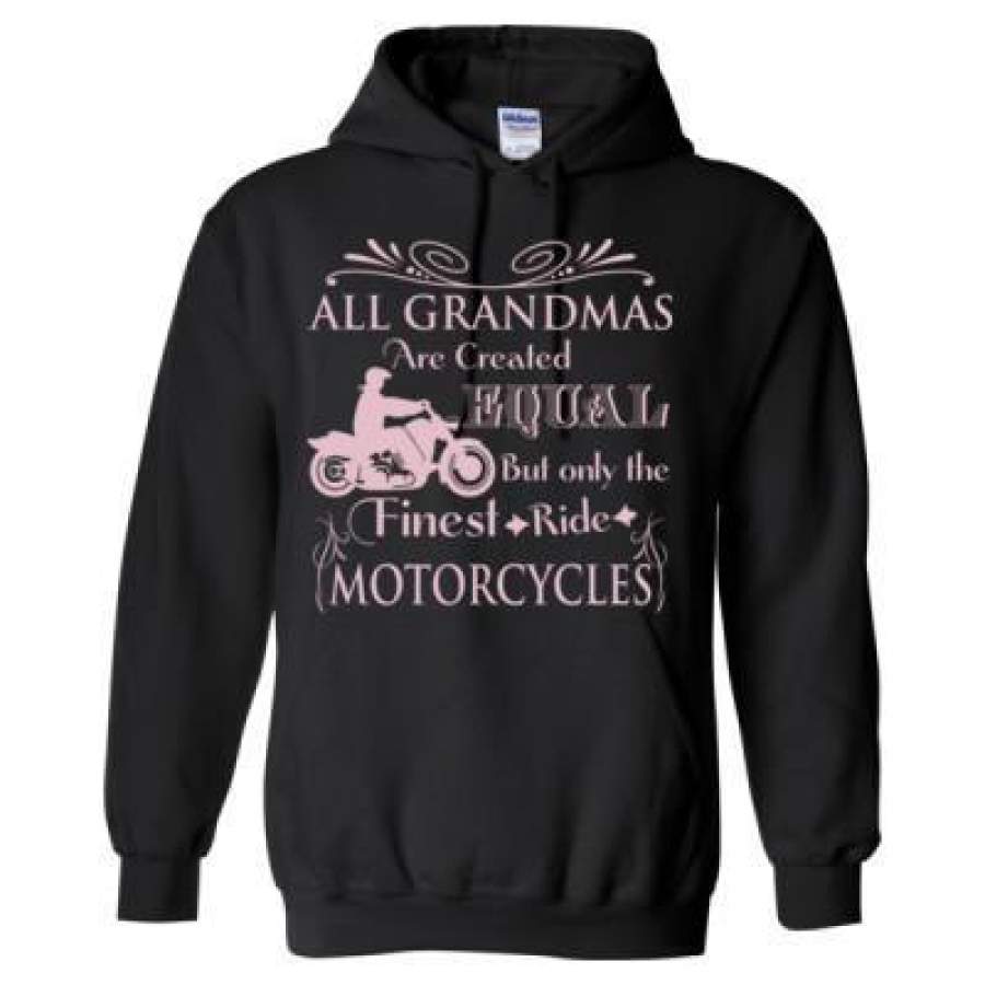 AGR All Grandmas Are Created Equal But Only The Finest Ride Motorcycles – Heavy Blend™ Hooded Sweatshirt