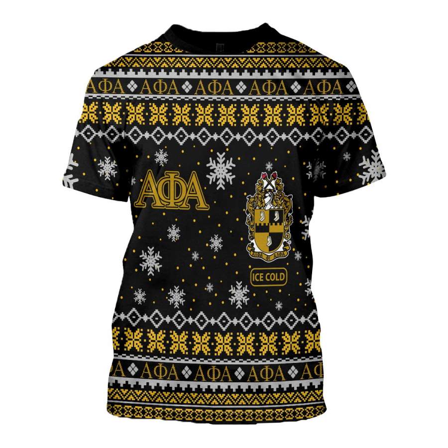 3D ALL OVER ALPHA PHI ALPHA UGLY SWEATER 3092019