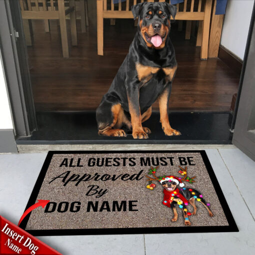 Rottweiler Ds76 Doormat All Over Printed