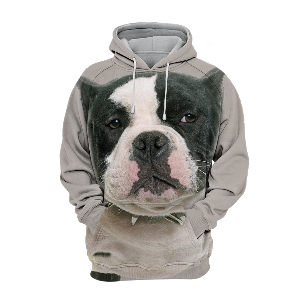 Unisex 3D Graphic Hoodies Animals Dogs American Bully Pitbull