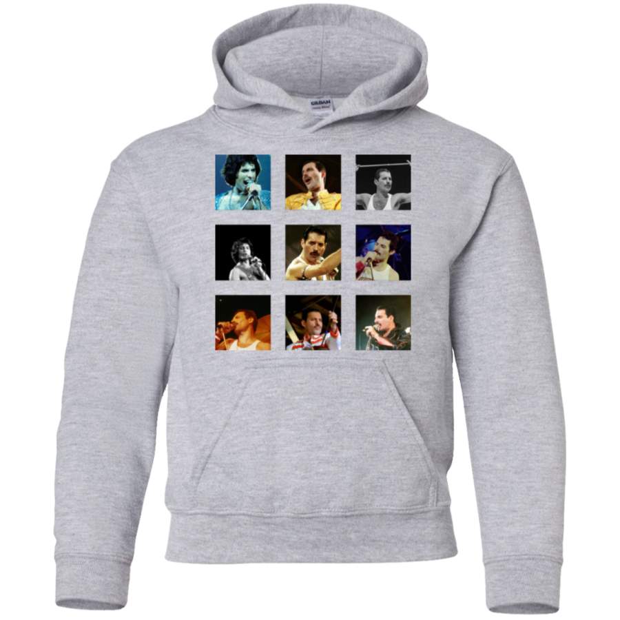 AGR Freddie Mercury Collage Youth Pullover Hoodie