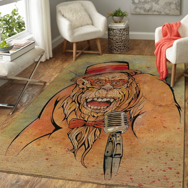 Gorilla sings jazz – Animals Area Rug Carpet