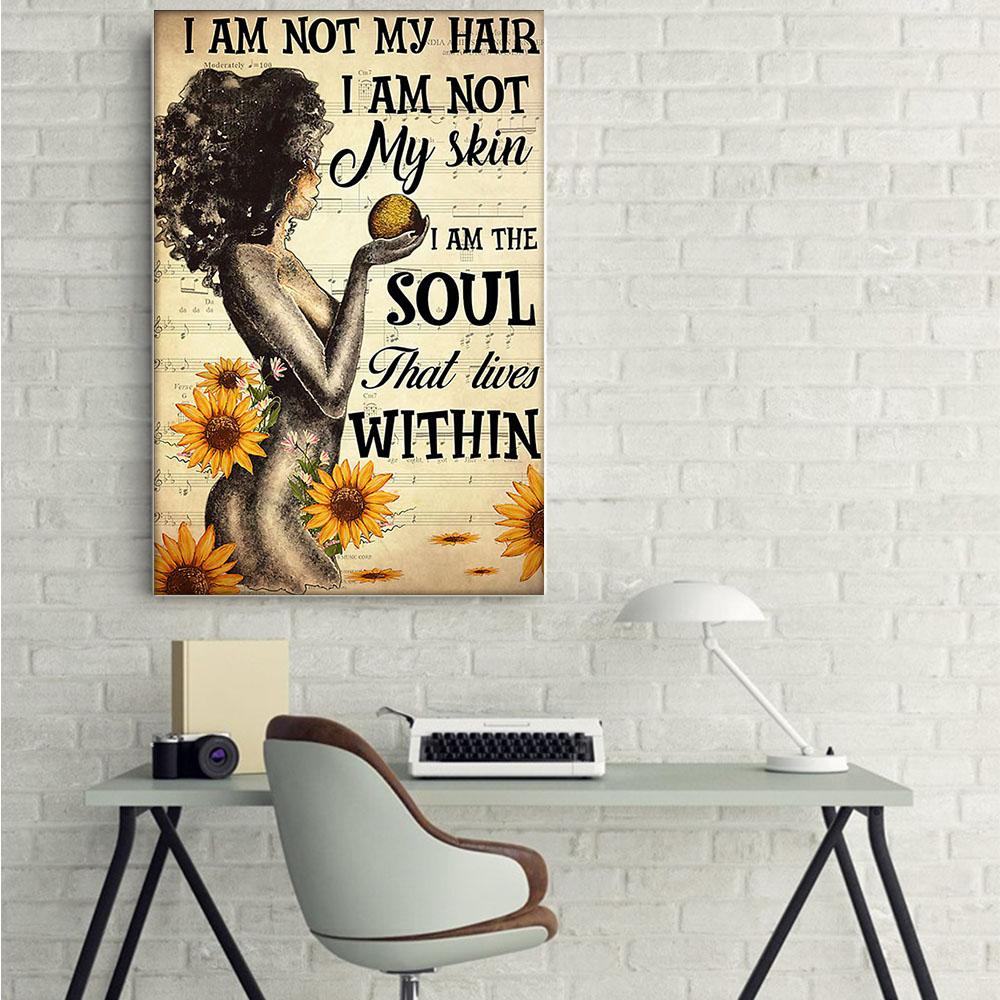 West Africa Best Canvas Prints Unique Melanin Poster Art Print African American Women Black Men Beautiful Bedroom Wall Art