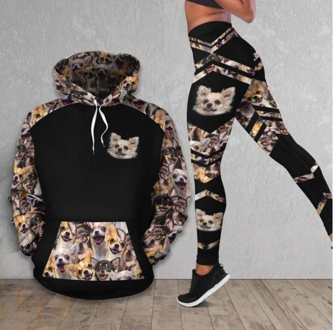 Chihuahua Puppy Dog Combo Hoodie & Legging