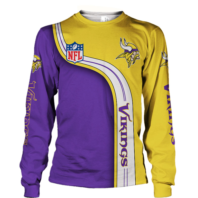 Minnesota Vikings Sweatshirt 3D Design Freeway