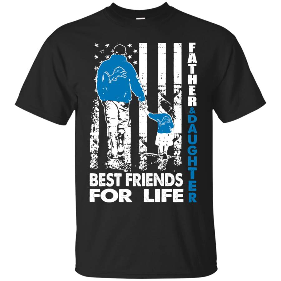 AGR Father And Daughter Best Friends For Life Detroit Lions T shirt