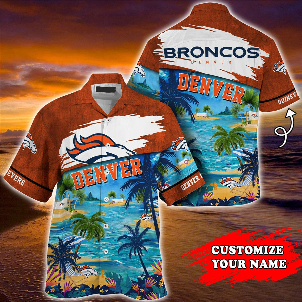 Denver Broncos Cool Hawaiian Shirt