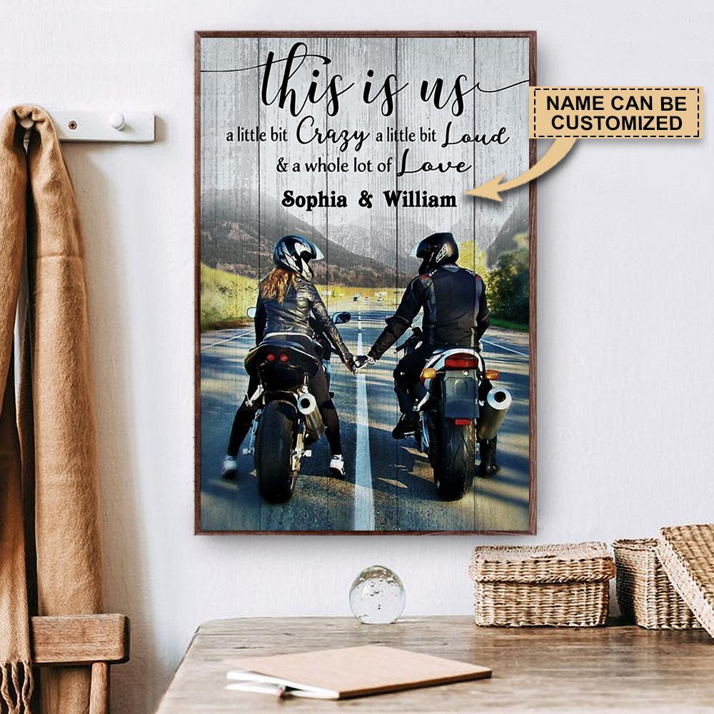 Aeticon Gifts Personalized Motor This Is Us Canvas Mom Dad Gift Home Decor