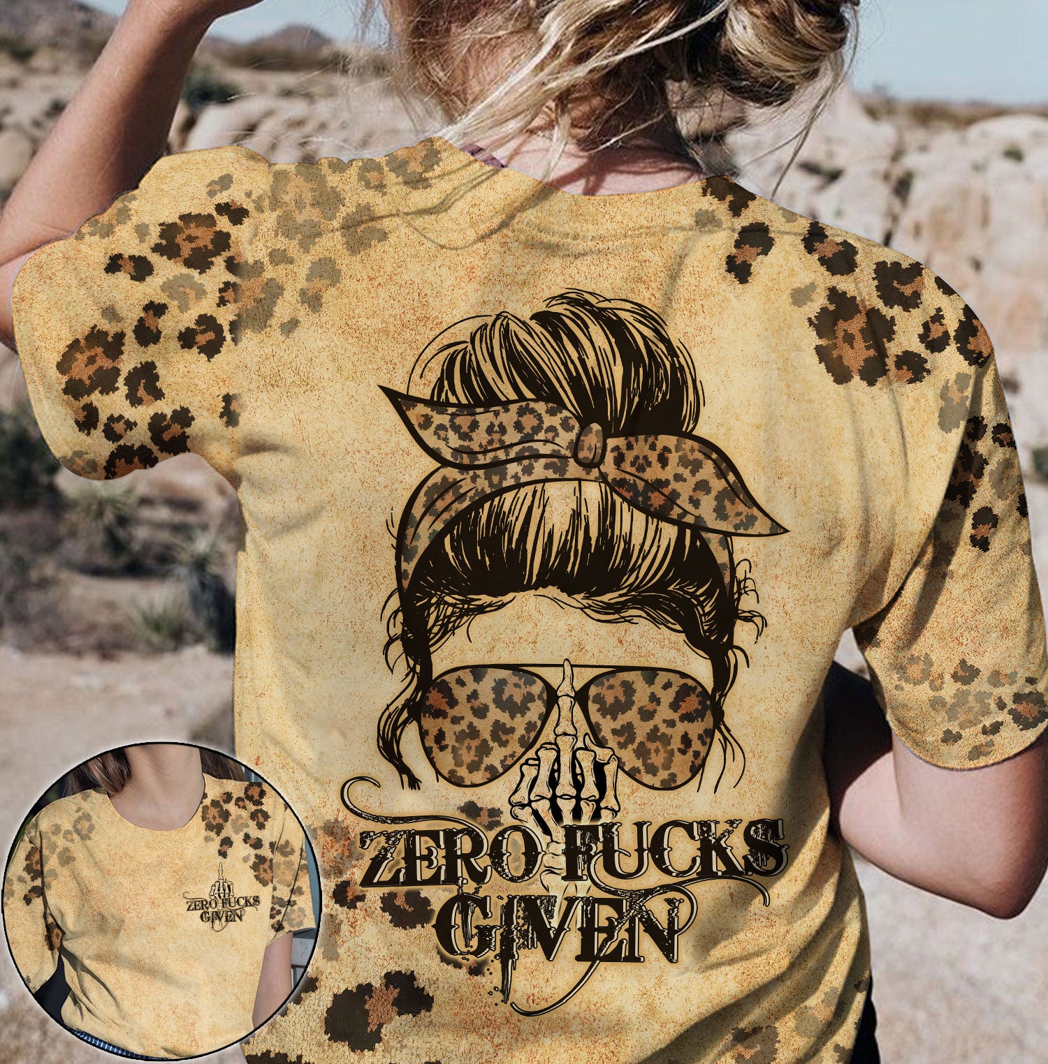 Zero F Given Leopard Vintage All Over Print – Tlty2809215