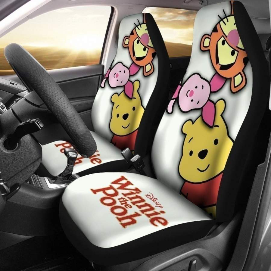 Pooh and Tigger and Piglet Winnie The Pooh Car Seat Covers