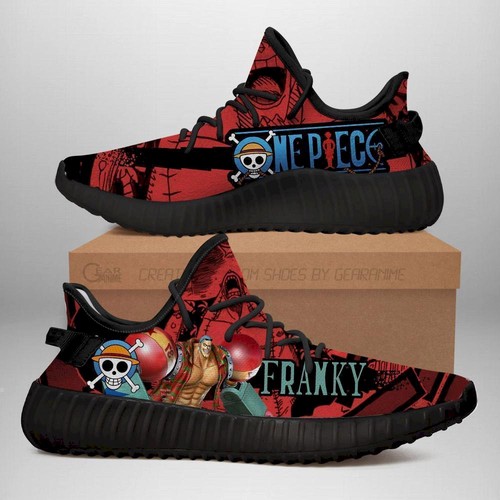 Best Franky Yeezy Shoes One Piece Anime Shoes Fan Gift For Sale