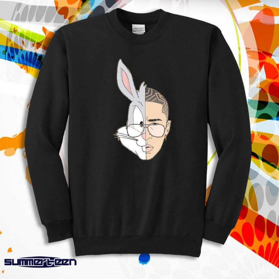 New Bad Bunny Maluma Ozuna Pop Hip Hop Rapper Men’S Sweatshirt