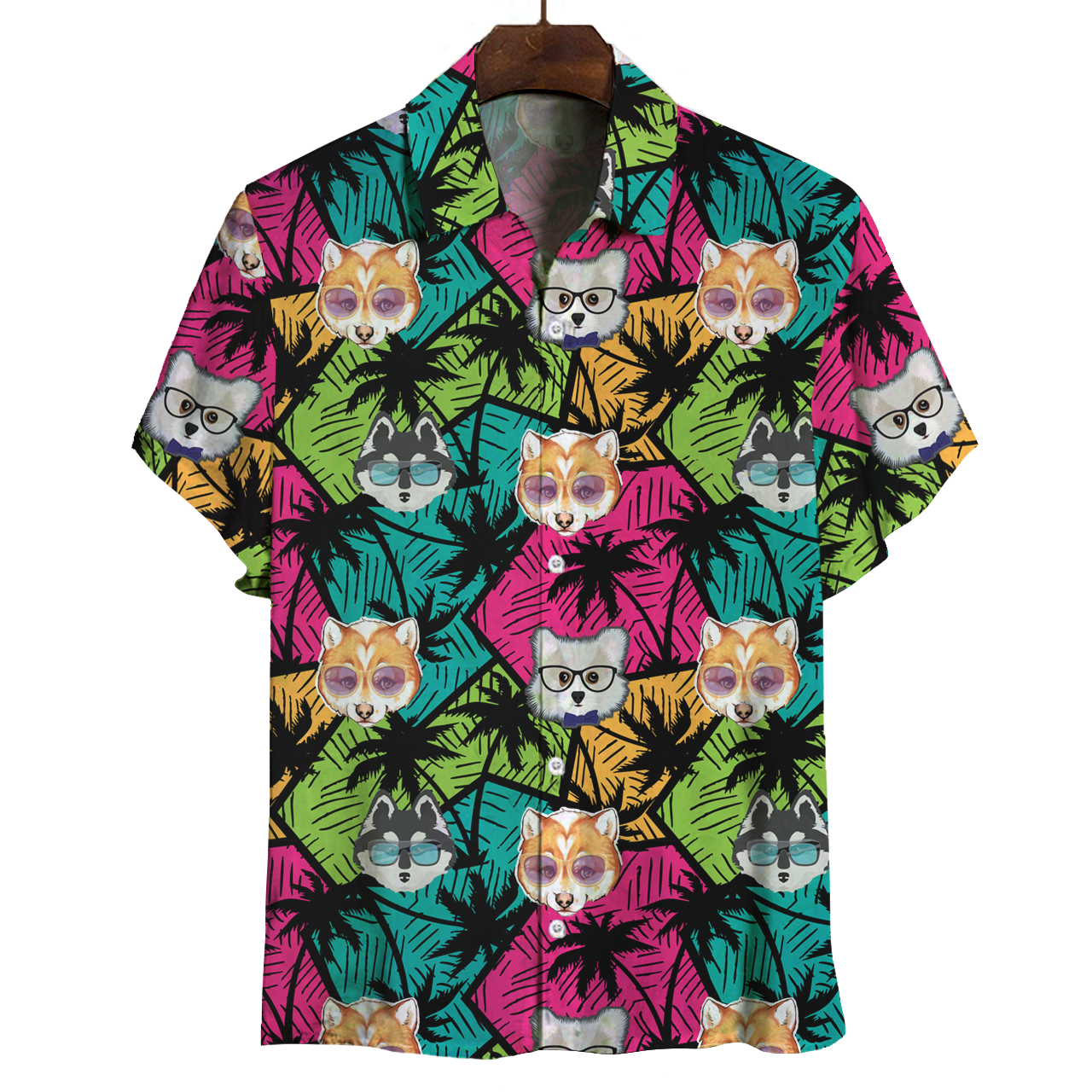 Aloha Hawaii Pomsky Shirt Ha106795