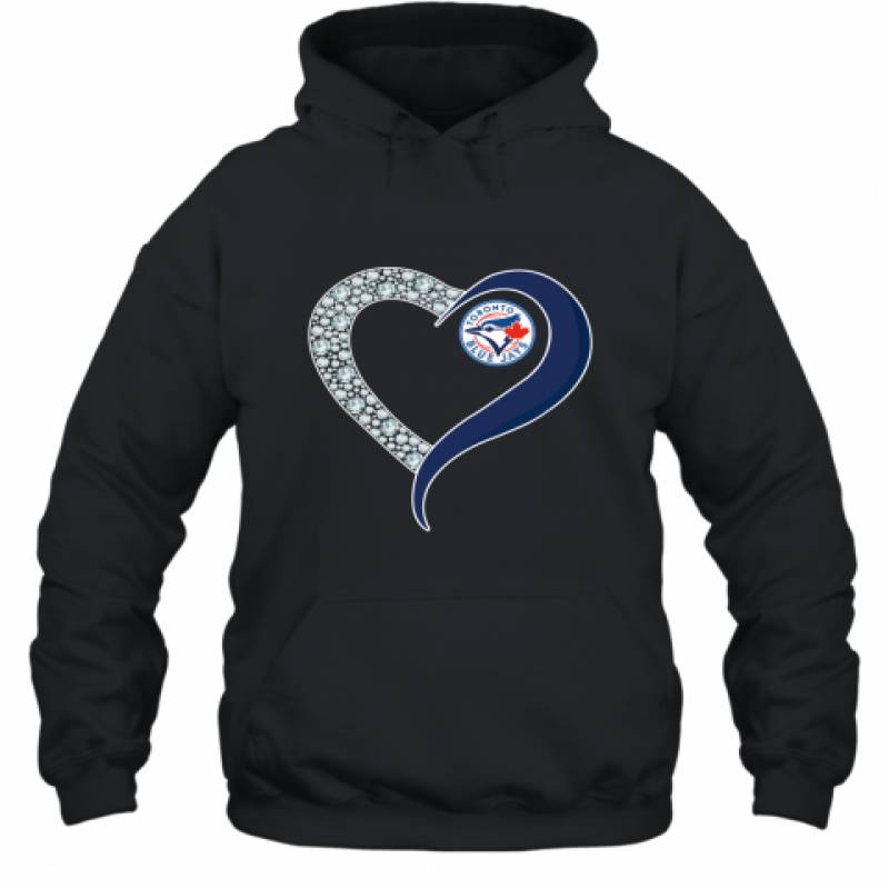 Diamond Toronto Blue Jays Heart shirt Hoodie