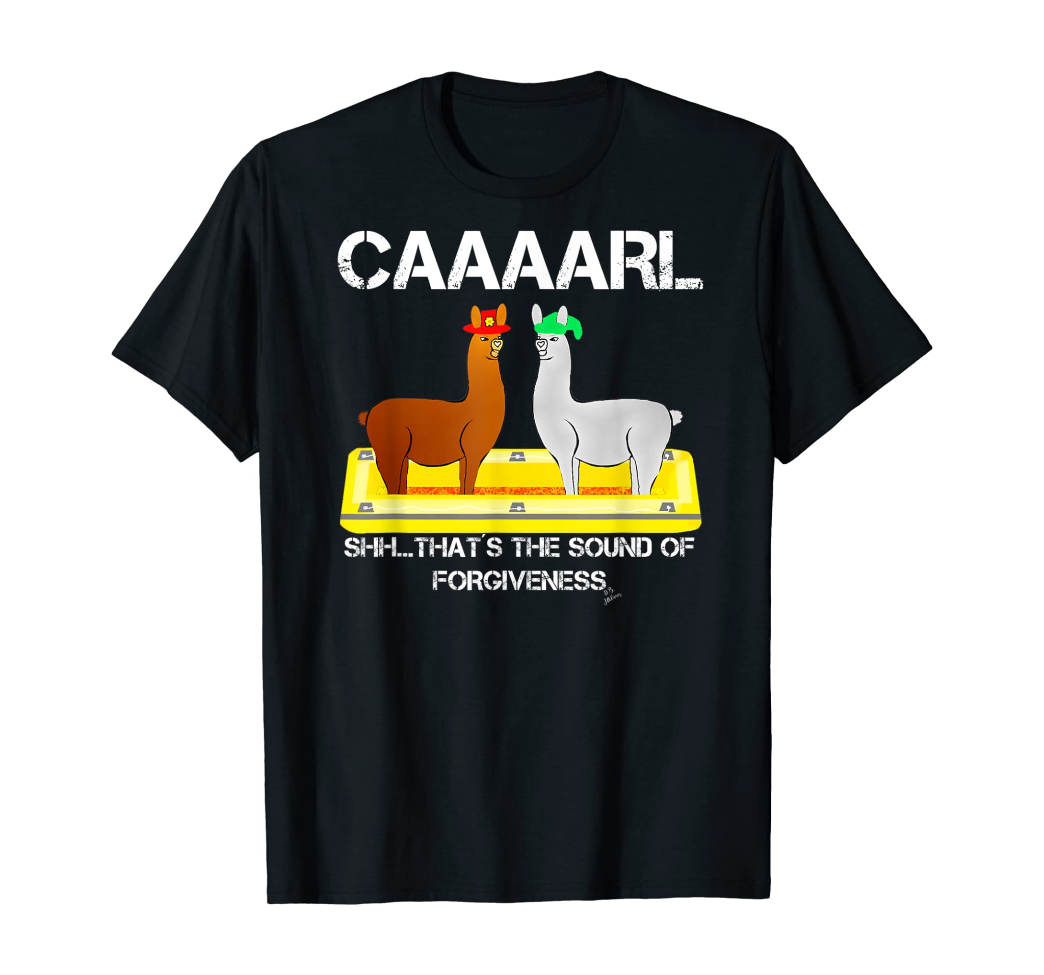 funny llama with hats lama with hat – forgiveness funny carl T-Shirt