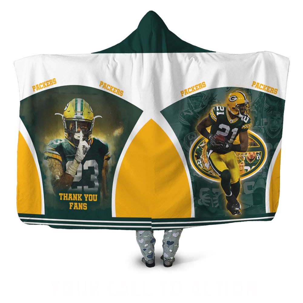 Green Bay Packers Noth Division Champions Jaire Alexander Darnell Savage Thank You Fans Gift For Fan 3D Full Printing Hooded Blanket