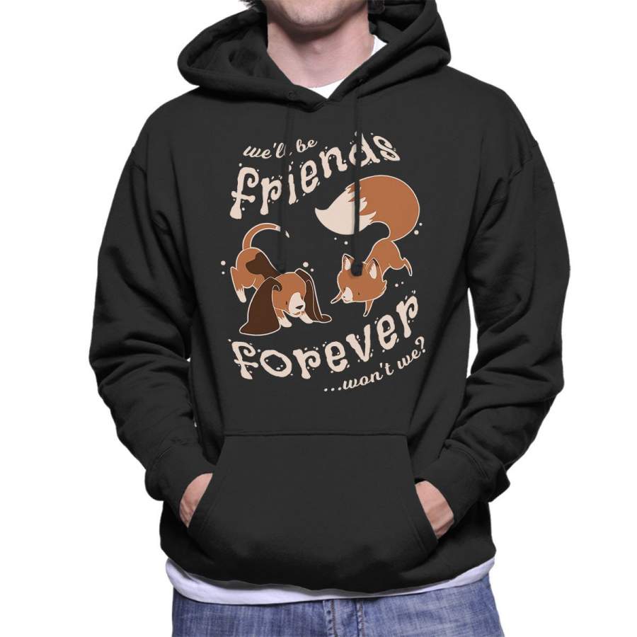 Wont We Fox And The Hound Men’s Hooded Sweatshirt